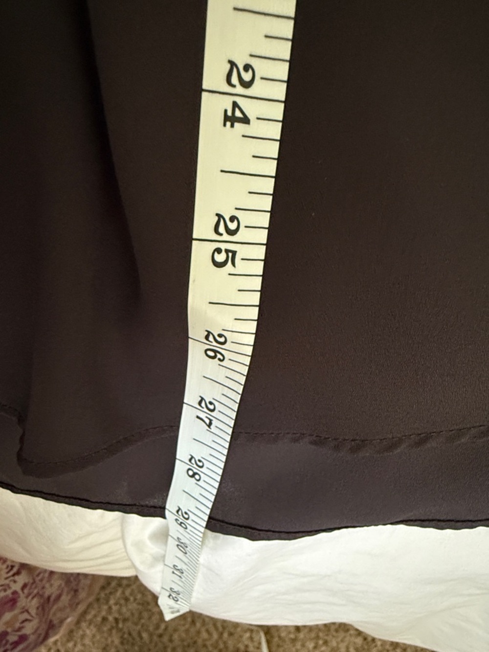 Banana Republic Brown Cap Sleeve V-Neck Blouse - Picture 7 of 7